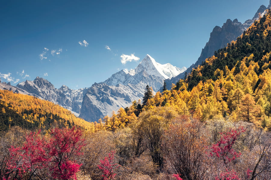 Montanas de Shangrilla China