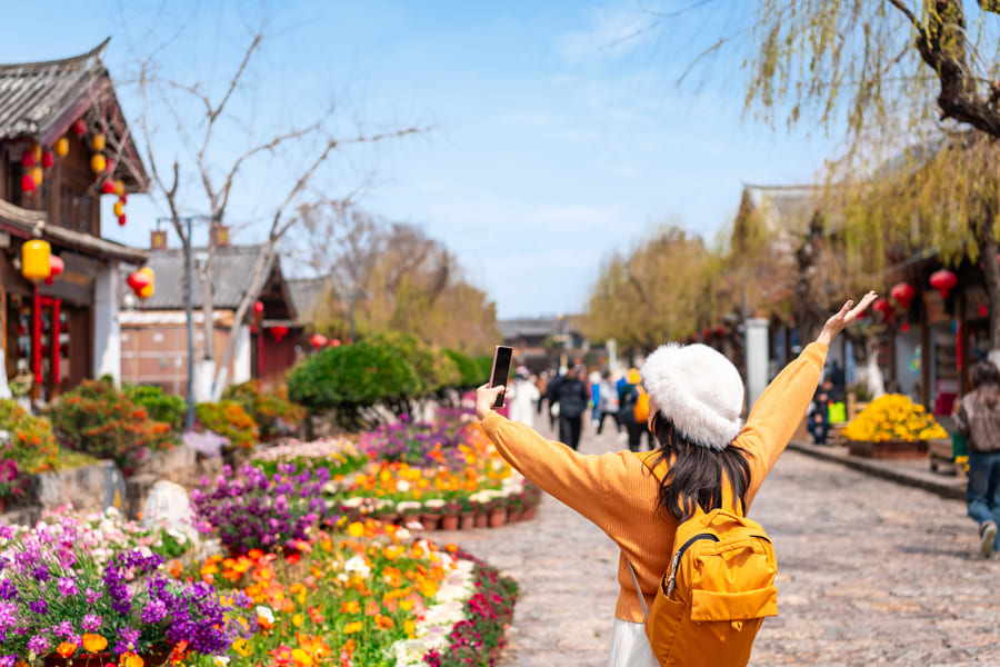 Yunnan4 Flores turista